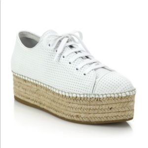 *Like New!*MIU MIU Platform Perforated Espadrilles
